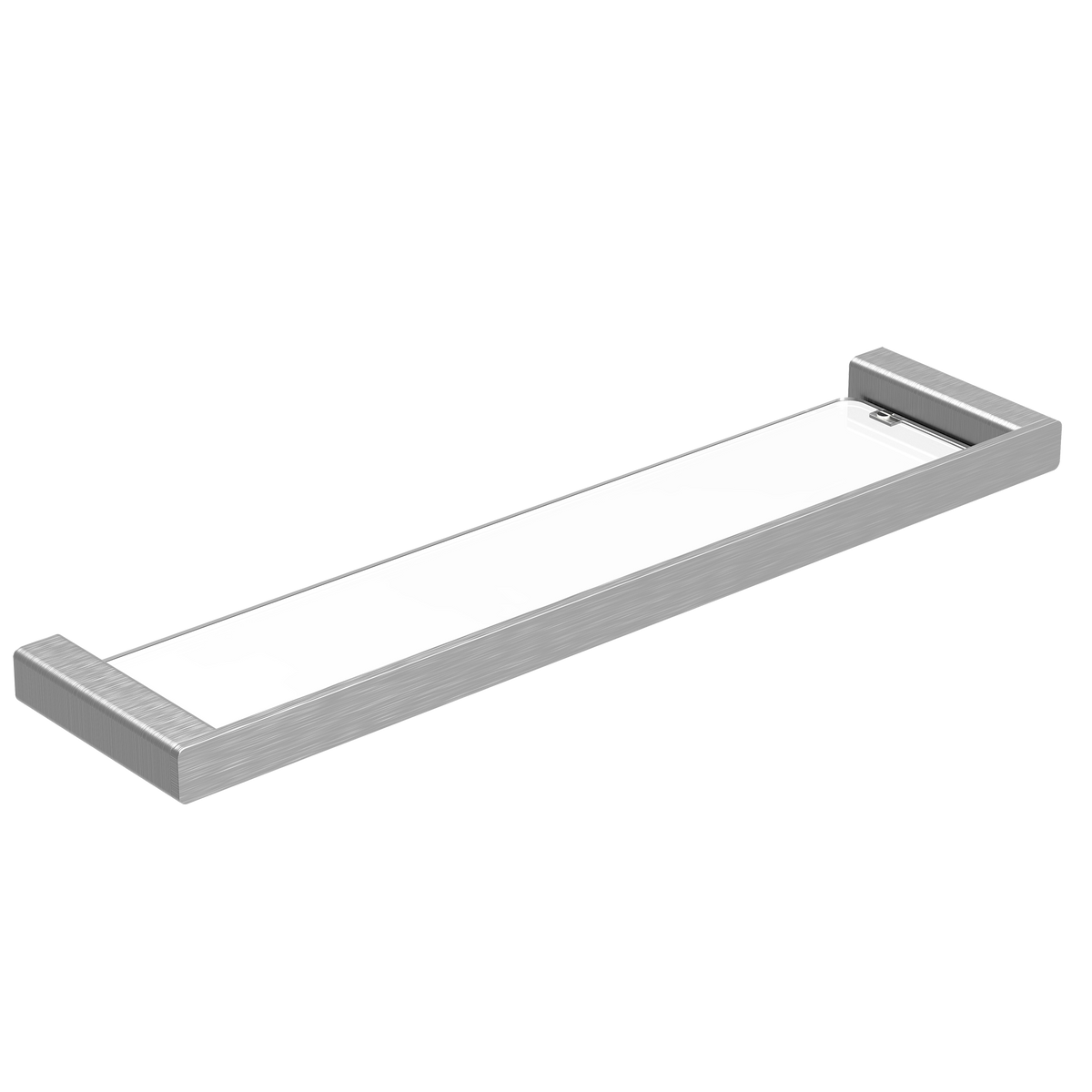 Glass Shower Shelf 558 Brushed Nickel