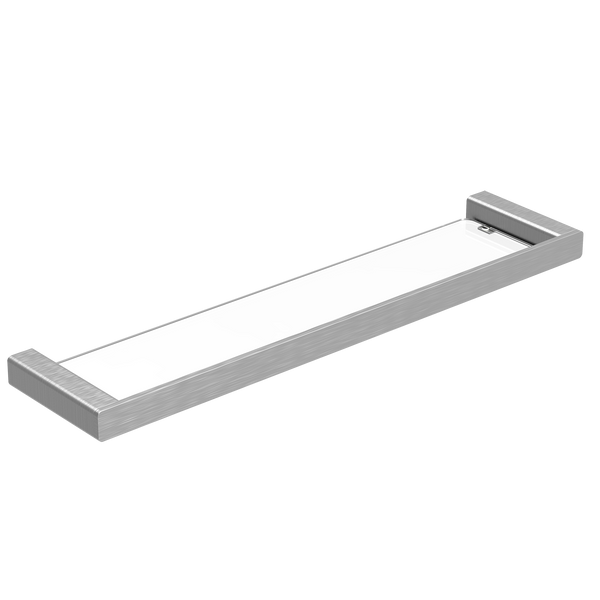 Glass Shower Shelf 558 Brushed Nickel