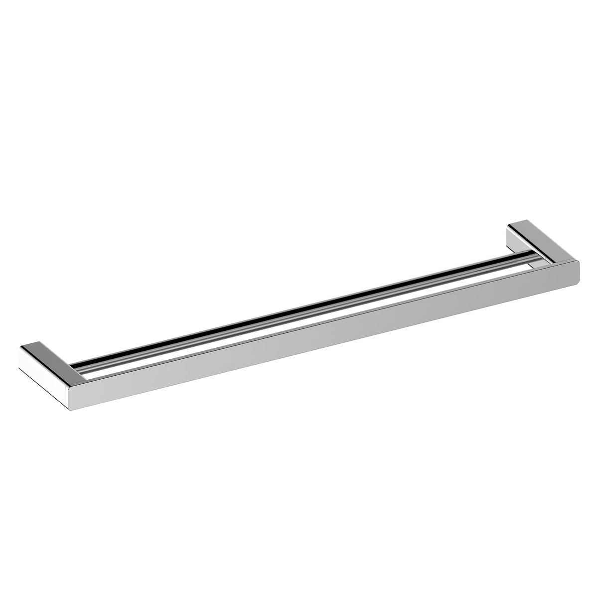 Double Towel Rail 600 Chrome
