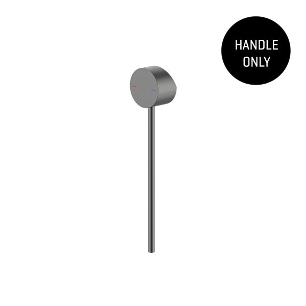 Misha Extended Shower Mixer Handle Only Brushed Gun Metal