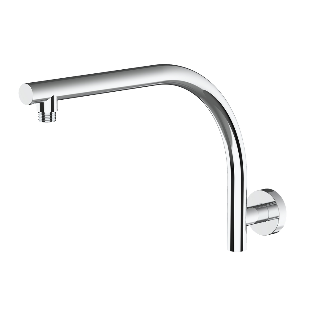 Curved Shower Arm 412 Chrome