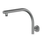 Curved Shower Arm 412 Brushed Gun Metal