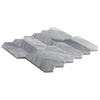 Natural Marble Grey Carrara Picket Honed Mosaic