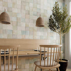 Multicolour Structured Satin Tile - lifestyle view