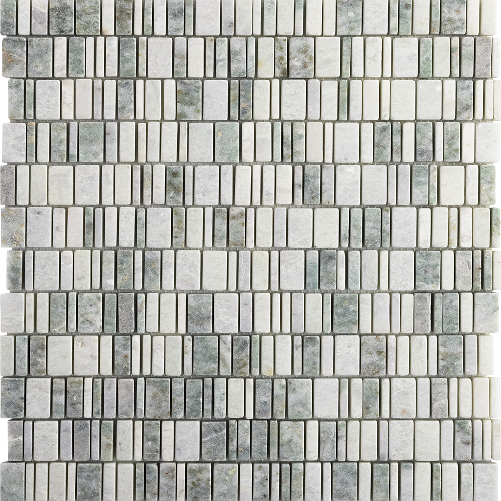 Natural Marble Orient Green Tumbled Mosaic