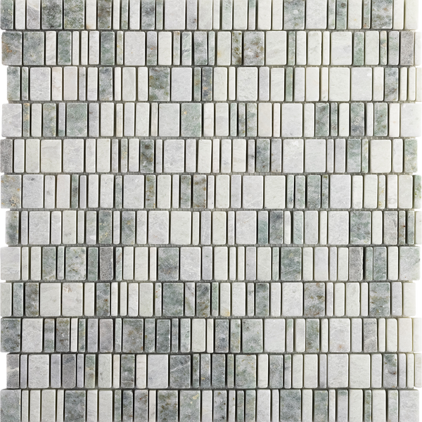 Natural Marble Orient Green Tumbled Mosaic
