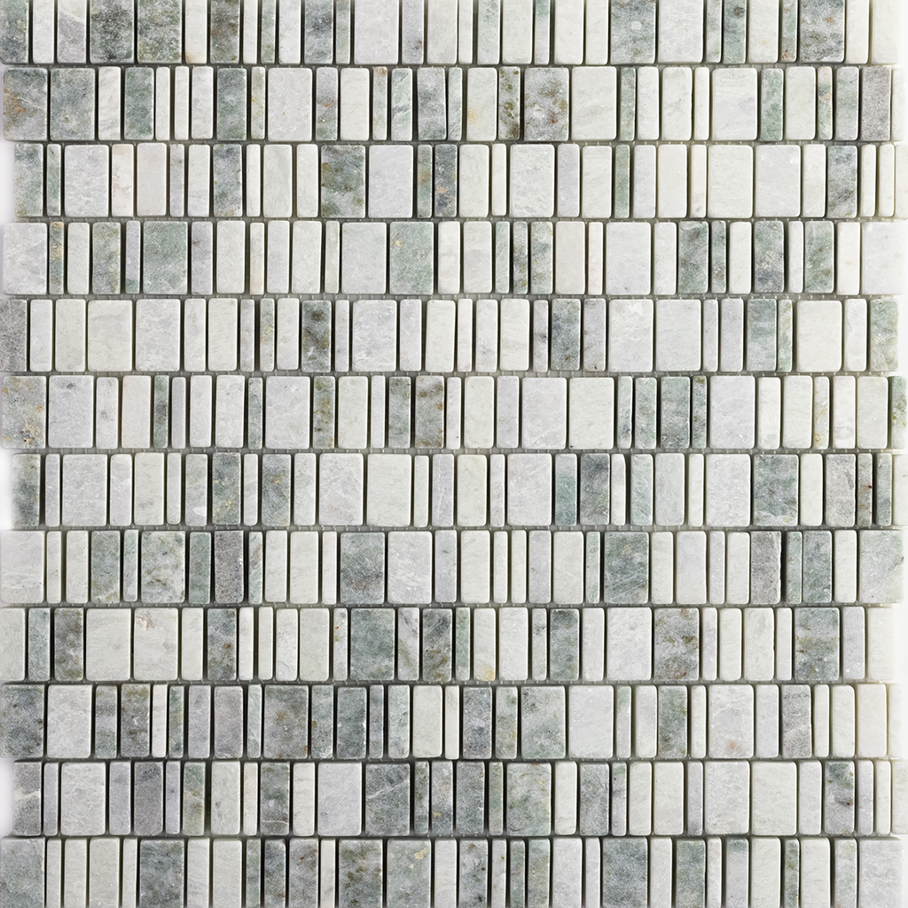 Natural Marble Orient Green Tumbled Mosaic
