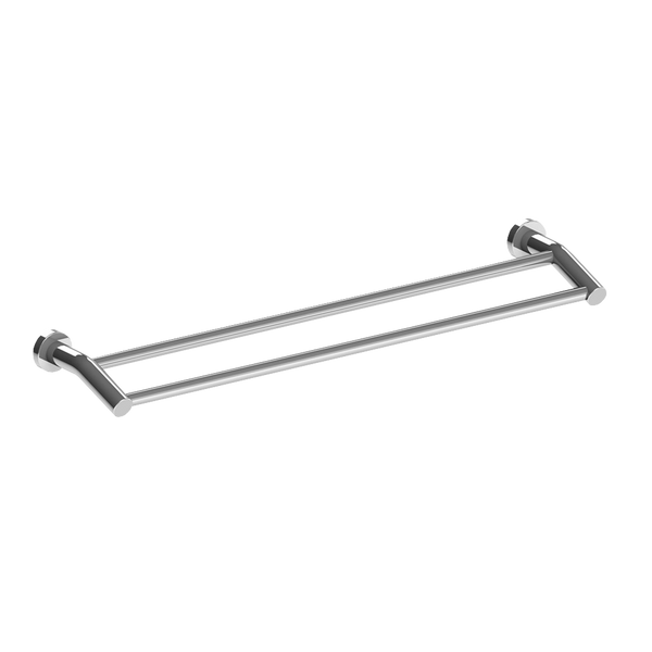 Double Towel Rail 600 Chrome