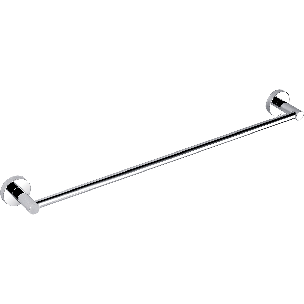 Single Towel Rail 600 Chrome