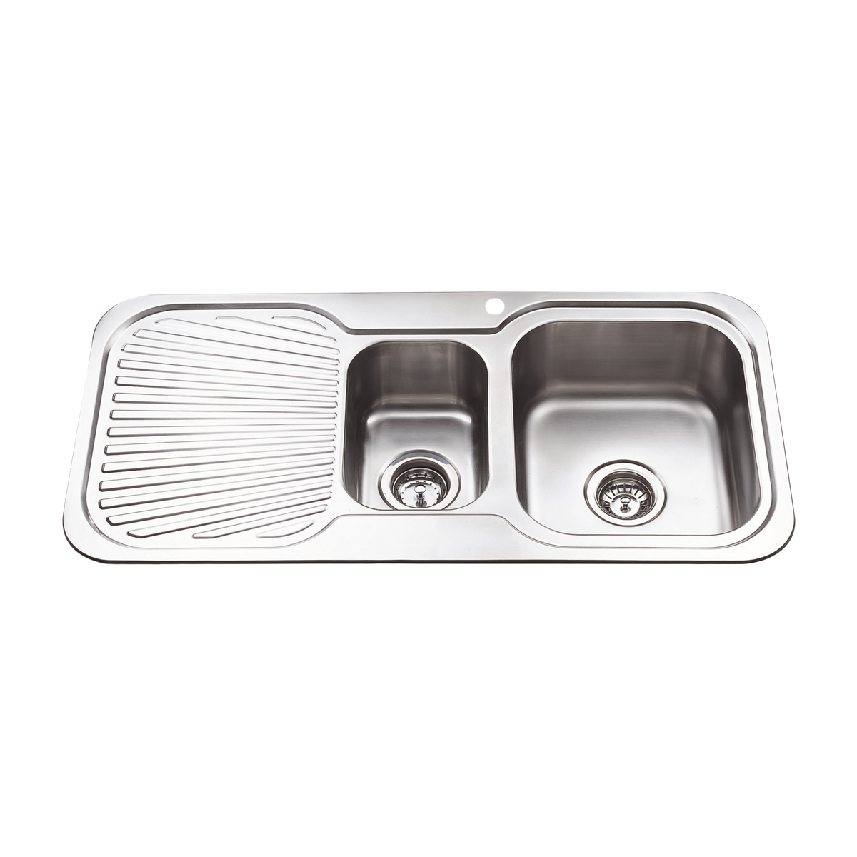 1¼ Right Sink 1th 980x480 Stainless Steel