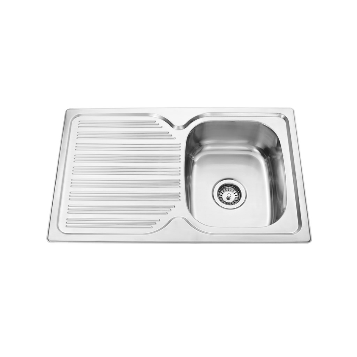 Single Right Sink 1th 780x480 Stainless Steel