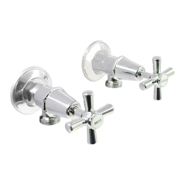 Washing Machine Tap Set Chrome