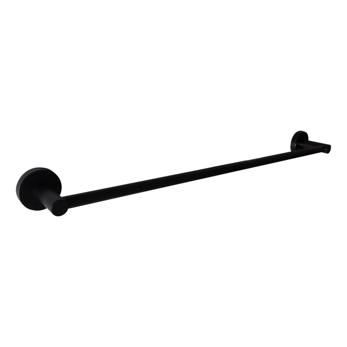 Single Towel Rail 750 Matt Black
