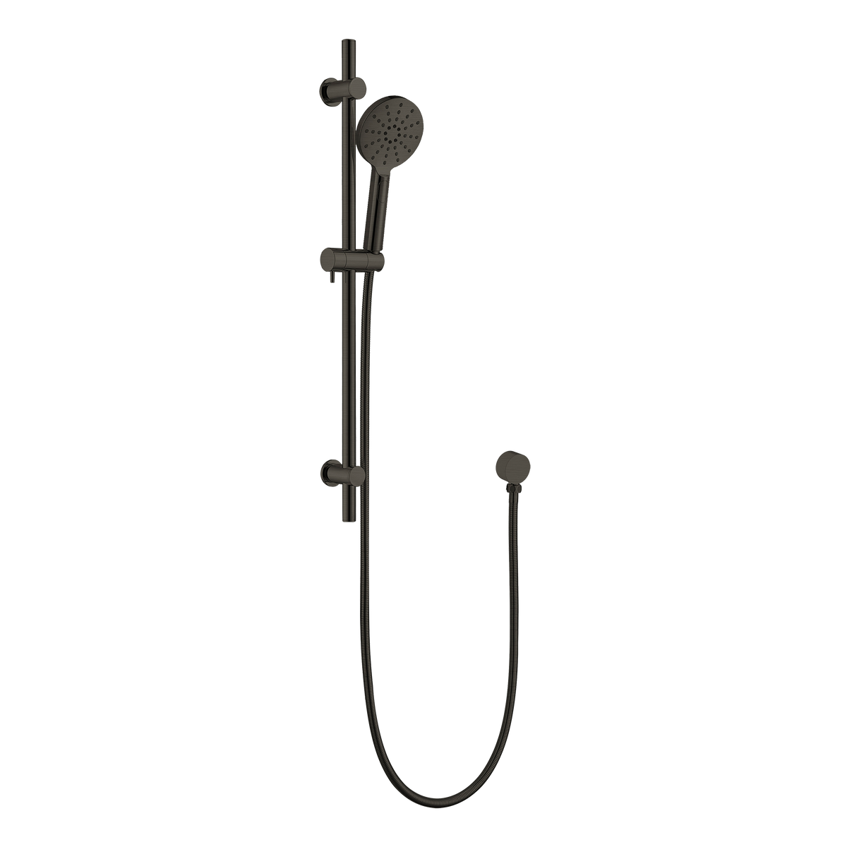 Rail Shower Brushed Gun Metal