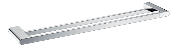 Double Towel Rail 600 Chrome