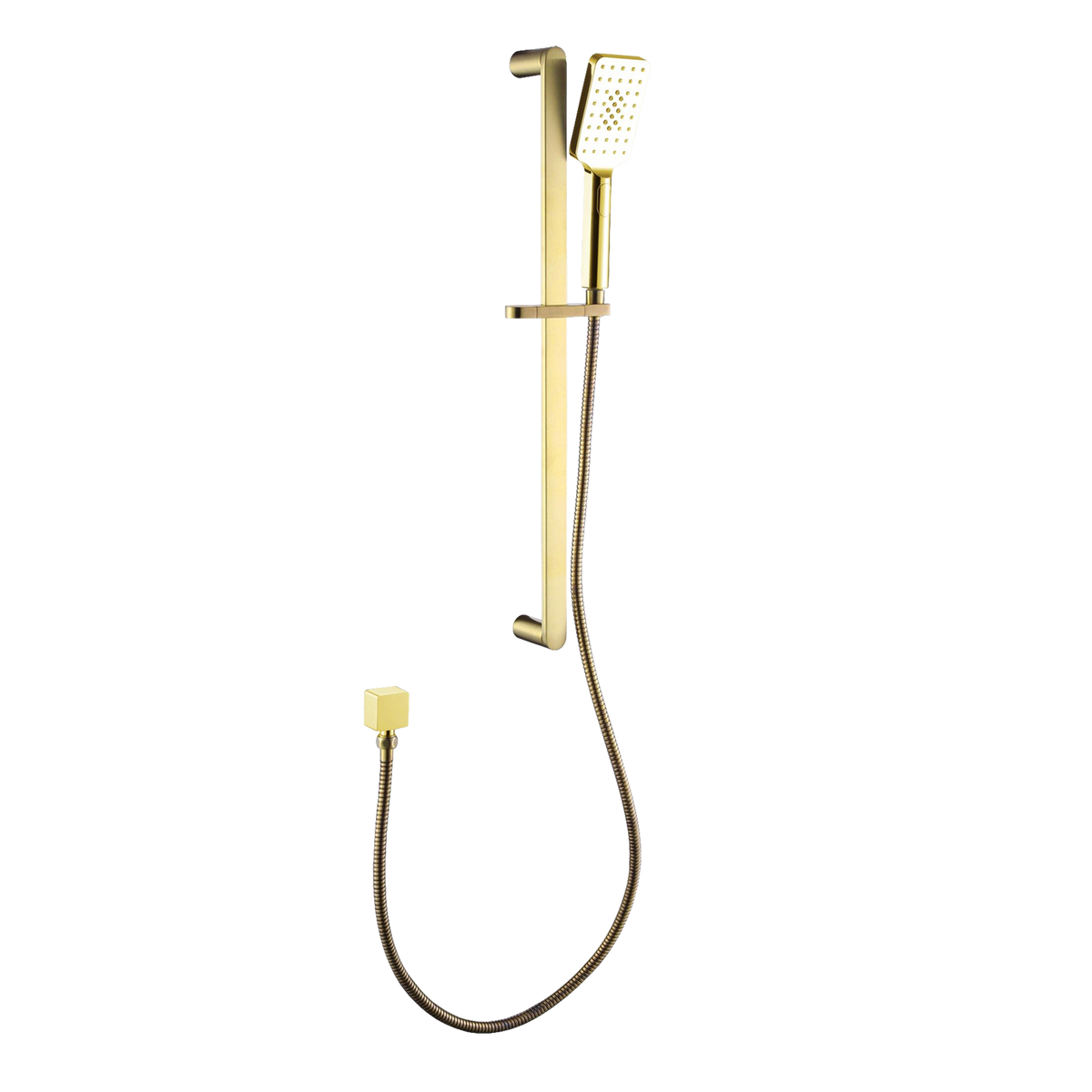 Rail Shower Brushed Gold
