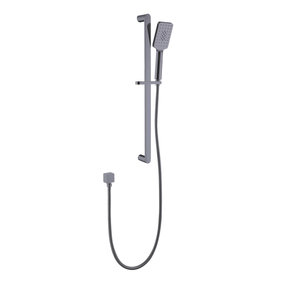 Rail Shower Brushed Gun Metal