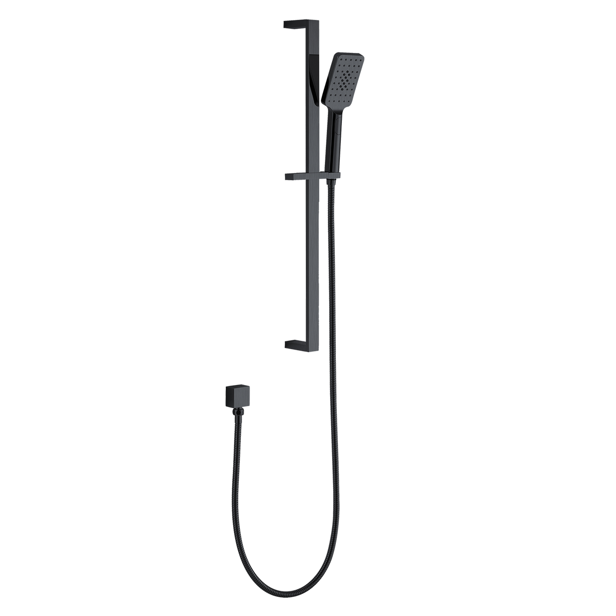 Rail Shower Brushed Gun Metal