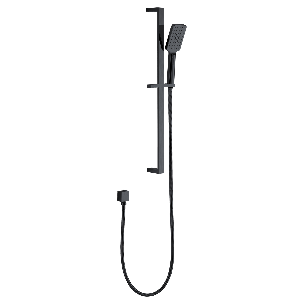 Rail Shower Brushed Gun Metal