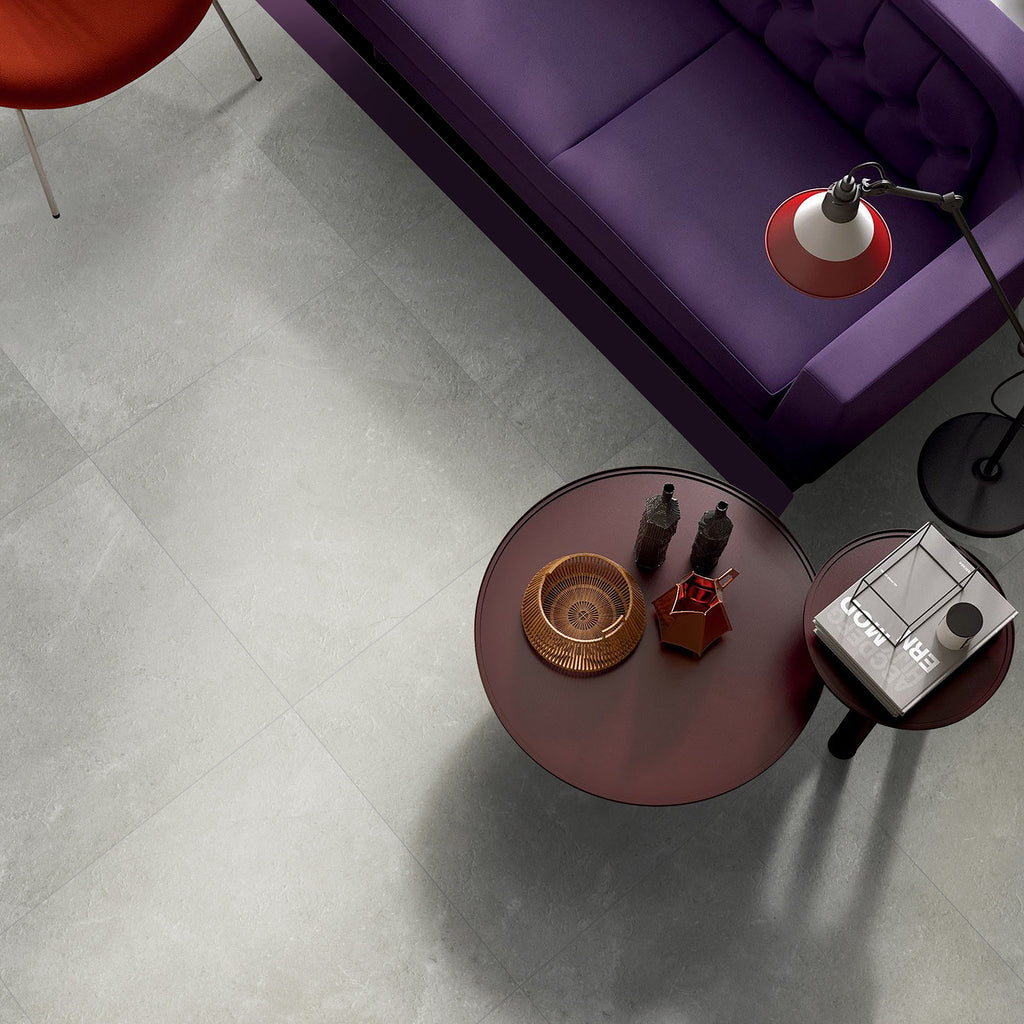 Grey Textured Tile - lifestyle view
