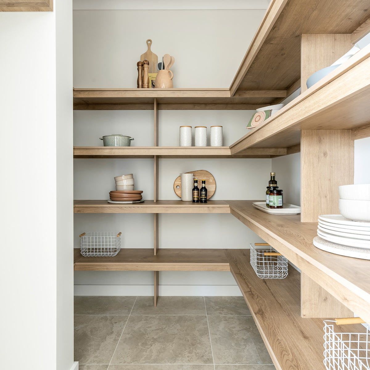 Travertine Crema Microtec Textured Tile - lifestyle view