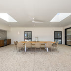Travertine Grigio Microtec Textured Tile - lifestyle view