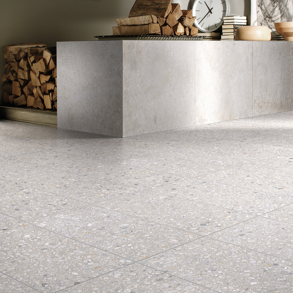 Earl Grey Mix Textured Tile - lifestyle view