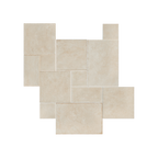 Pierre Blanco Limestone Structured Textured French Pattern Tile (Box of 0.72m2)