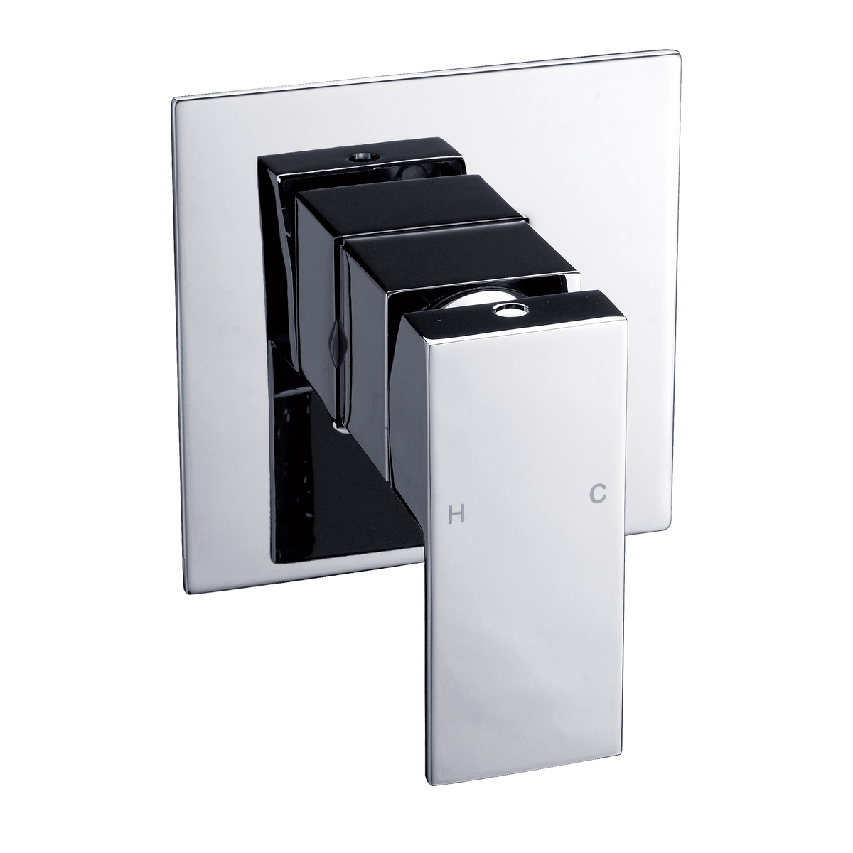 Square Shower Mixer Chrome