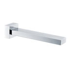 Square Bath Spout 180 Chrome