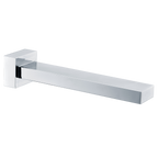 Square Bath Spout 180 Chrome