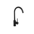 Round Sink Mixer Matte Black