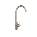 Round Sink Mixer Brushed Nickel