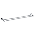 Double Towel Rail 750 Chrome