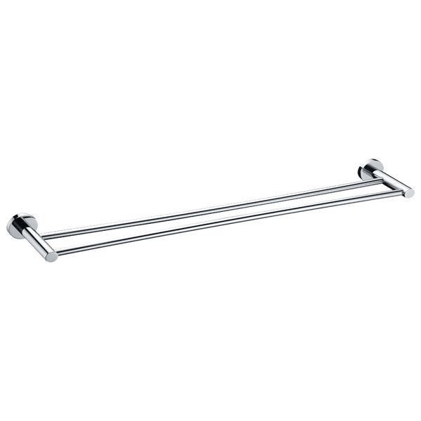 Double Towel Rail 750 Chrome
