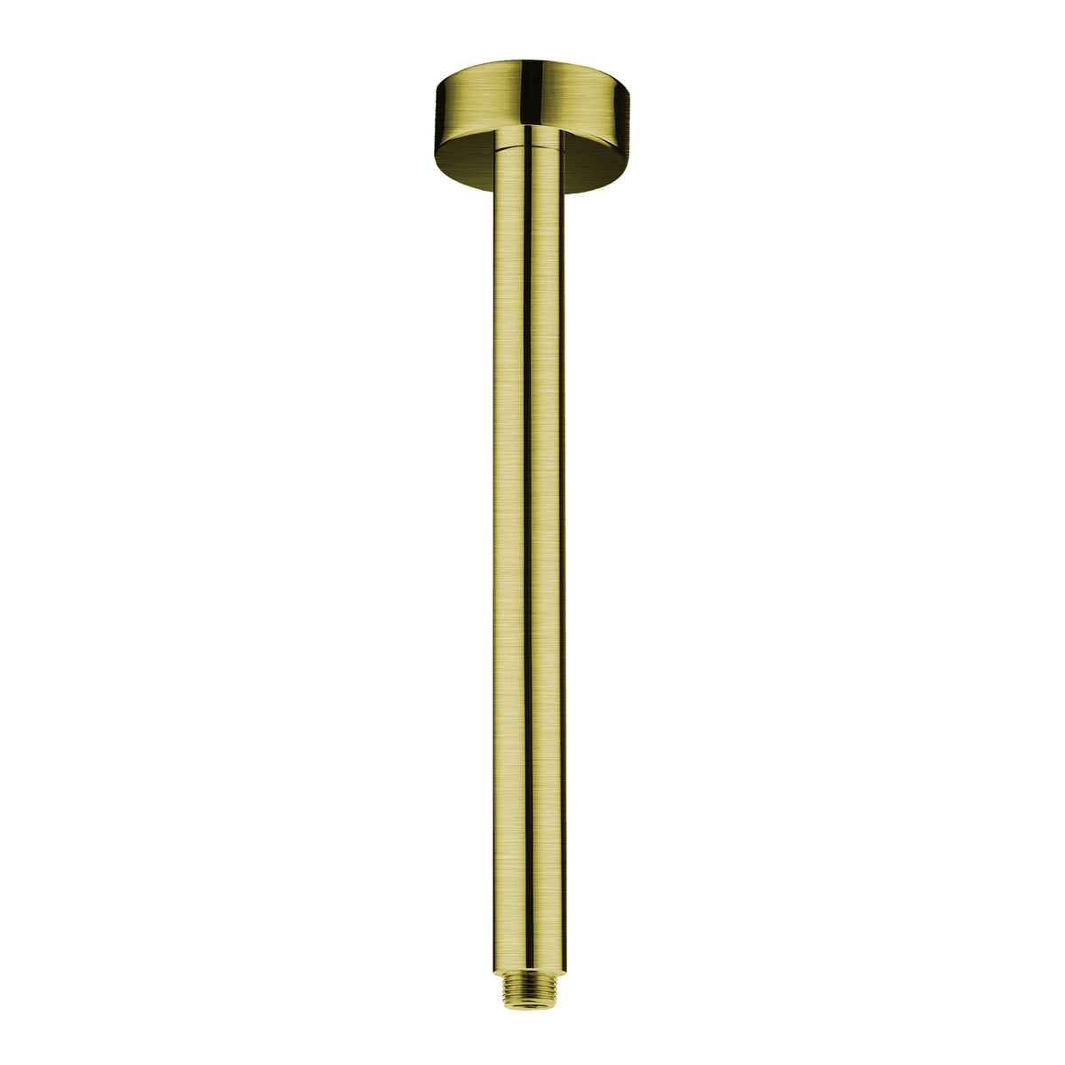 Ceiling Shower Arm 300 Brushed Gold