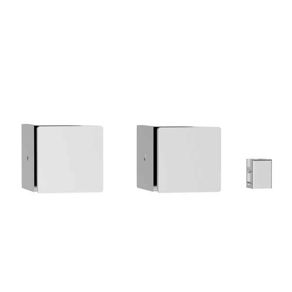 Single Entry Shower Screen Fitting Kit Chrome