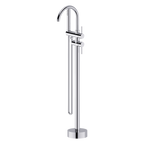 Floor Mounted Bath Mixer w Shower Chrome