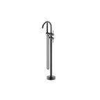 Floor Mounted Bath Mixer w Shower Brushed Gun Metal