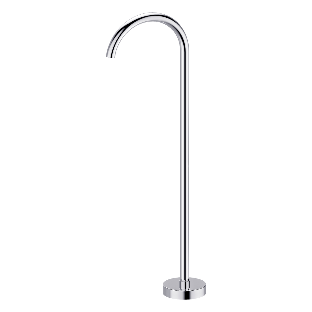 Floor Mounted Bath Outlet Chrome
