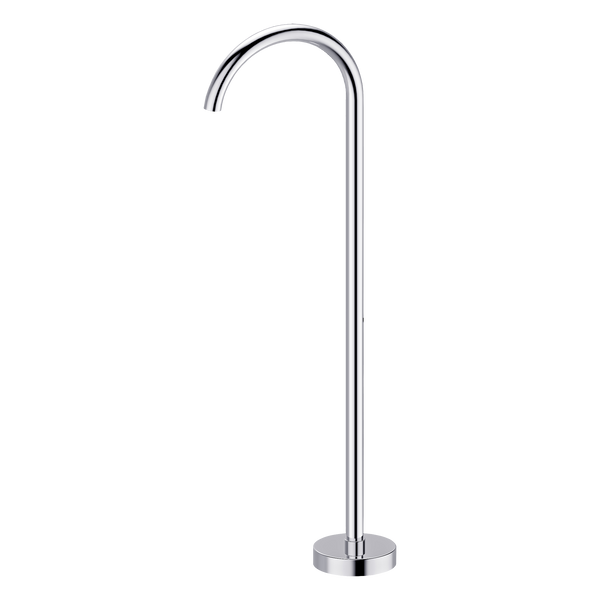 Floor Mounted Bath Outlet Chrome