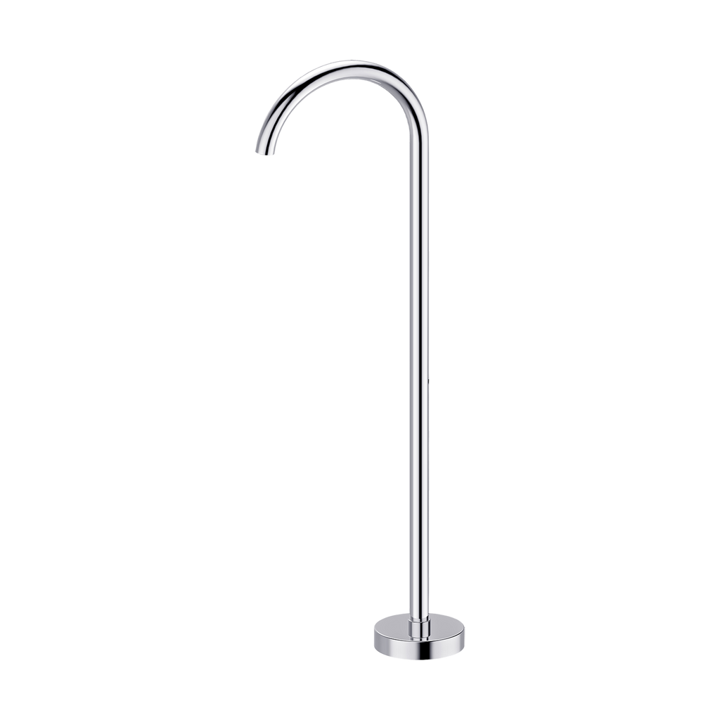 Floor Mounted Bath Outlet Chrome