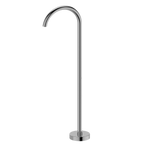 Floor Mounted Bath Outlet Brushed Nickel