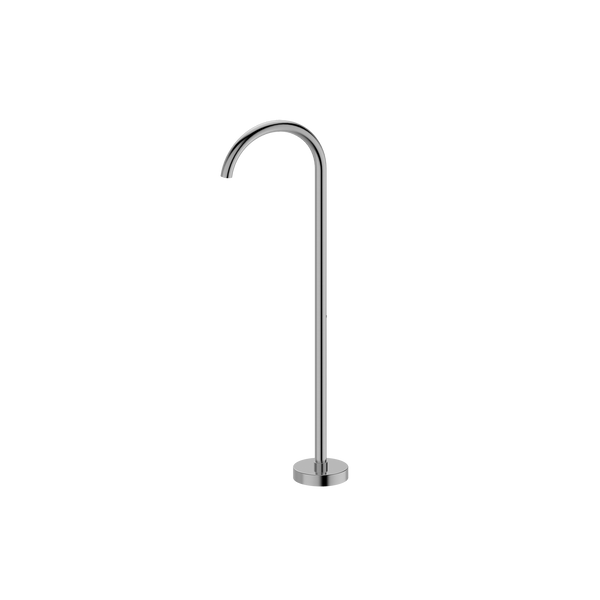 Floor Mounted Bath Outlet Brushed Nickel