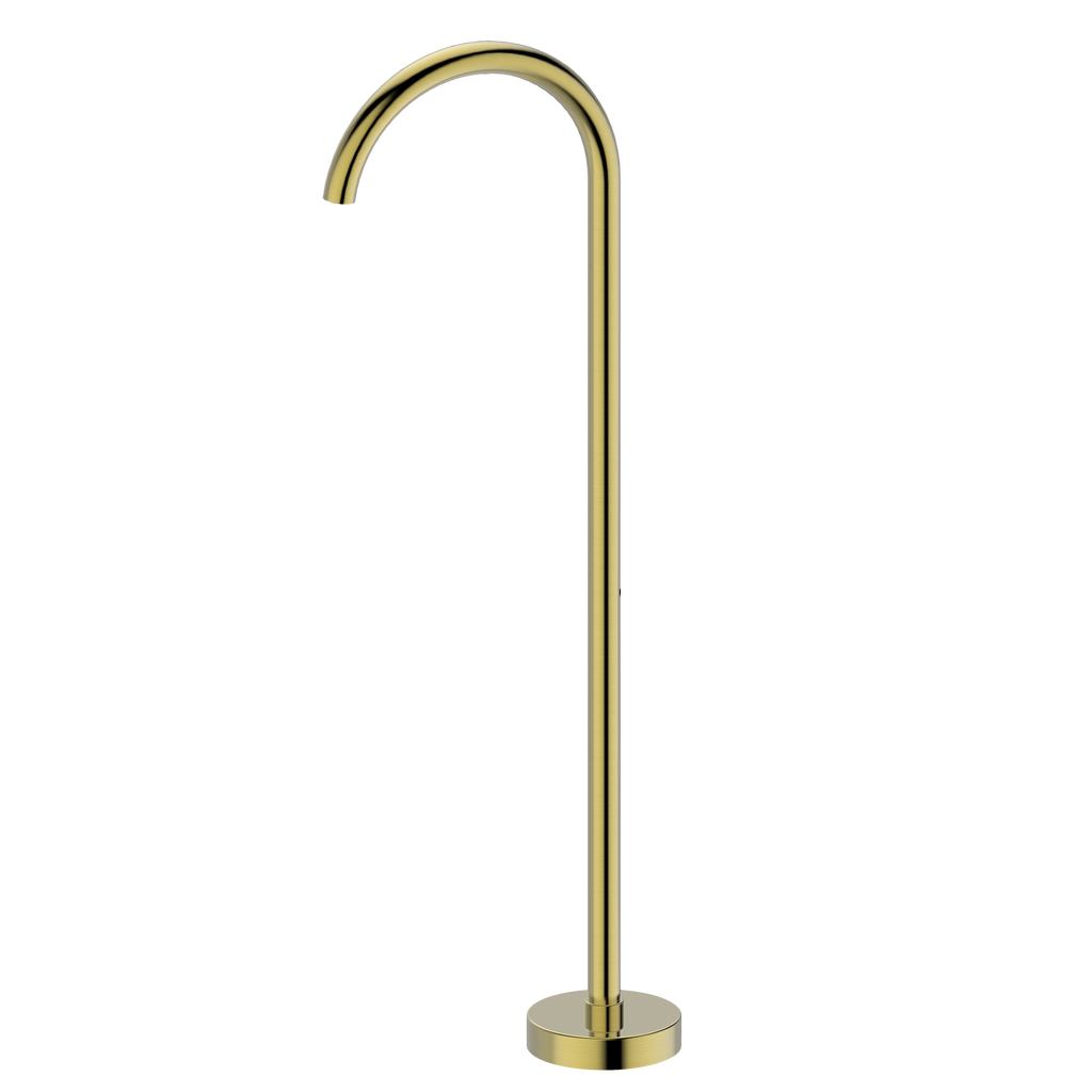 Floor Mounted Bath Outlet Brushed Gold
