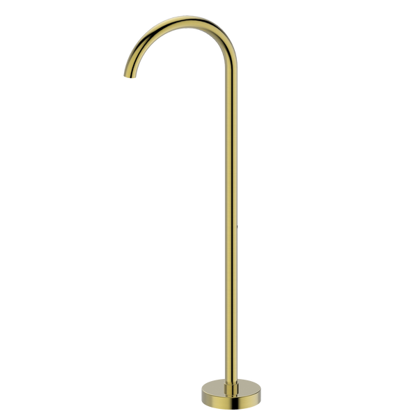 Floor Mounted Bath Outlet Brushed Gold