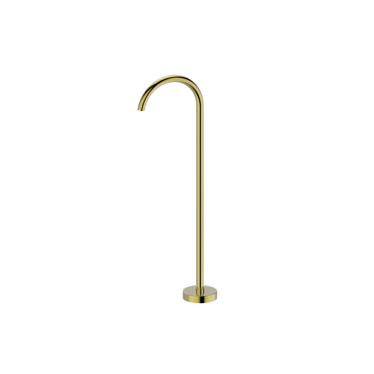 Floor Mounted Bath Outlet Brushed Gold