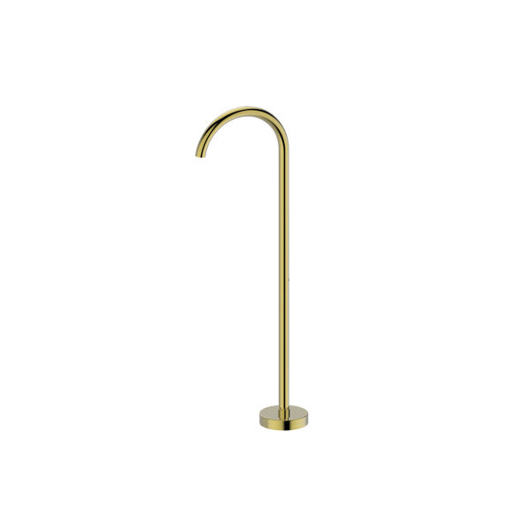 Floor Mounted Bath Outlet Brushed Gold