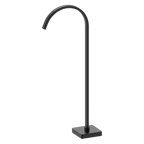 Floor Bath Outlet Matt Black