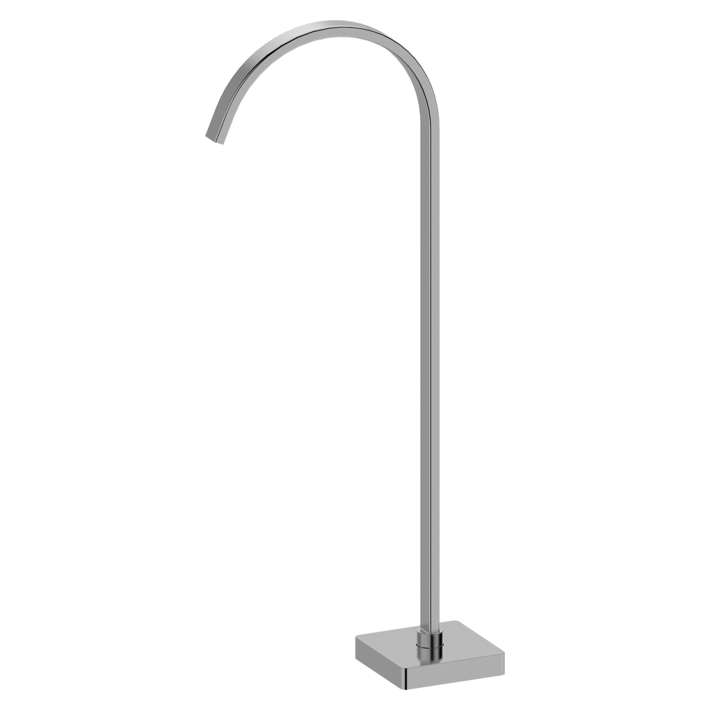 Floor Bath Outlet Brushed Nickel
